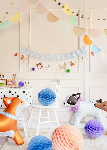 PartyDeco GRL121, Vimpler, Papir, Flerfarget, Bilde, Bursdag, Vegg