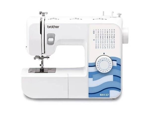 Brother RH137, Valkoinen, Sininen, Automaattinen ompelukone, Ompelu, 1 Askel, 0 - 4 mm, Rotaatio