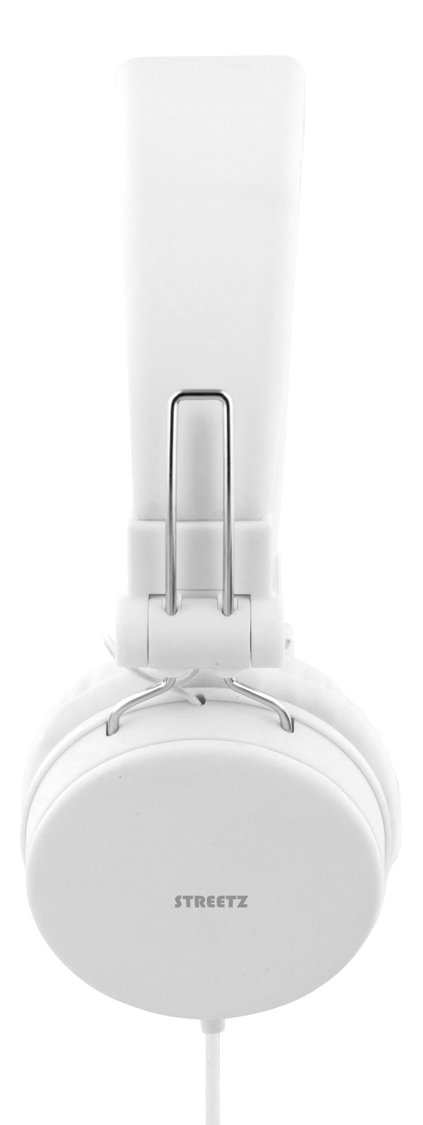 Streetz HL-W203, Koblet med ledninger (ikke trådløs), 20 - 20000 Hz, Samtaler/musikk, 160 g, Hodesett, Hvit