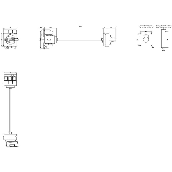 Siemens 3LD52100TK11 -kuormituksenjakaja
