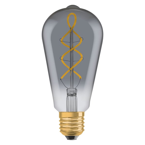 OSRAM Vintage 1906 Edison - LED hehkulamppu - muoto: ST64 - kirkas viimeistely - E27 - 4 W (vastaa 16 W) - luokka G - lämmin mukavuusvalo - 1800 K ...