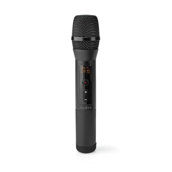 Nedis Mikrofonit, Karaokemikrofoni, -95 dB, 70 - 13000 Hz, 1000 ohmia (O), Langaton, 6,35 mm (1/4")