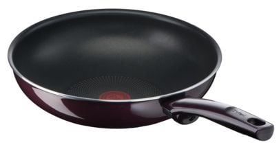 Tefal Resist Intense D52219, Rund, Wok-/stekepanne, Svart, Rød, Titan, 175 °C, Aluminium