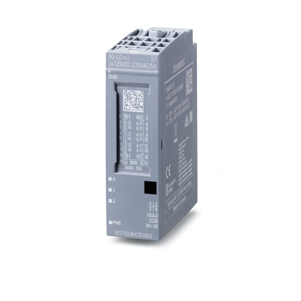 Siemens 6ES7132-6HC70-0BU0, IP20, 19.2-28.8 V, 73 mm, 56 g, 75 mm, 69 mm