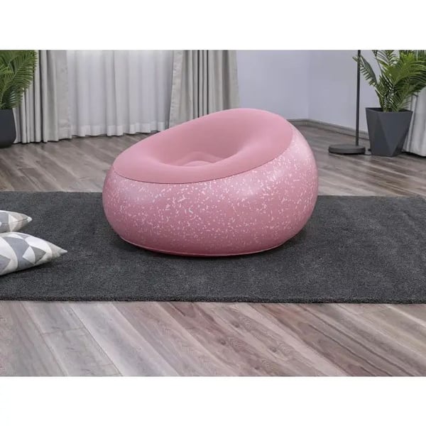 Bestway 75155, Vaaleanpunainen, Vinyyli, Velour, 100 kg, 1220 mm, 1220 mm