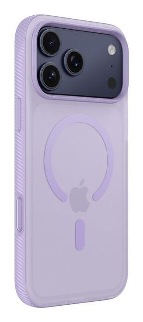 Belkin SheerForce Grip Series - Baksidedeksel for mobiltelefon - MagSafe-samsvar - laget av resirkulerte materialer - lavandel - for Apple iPhone 1...
