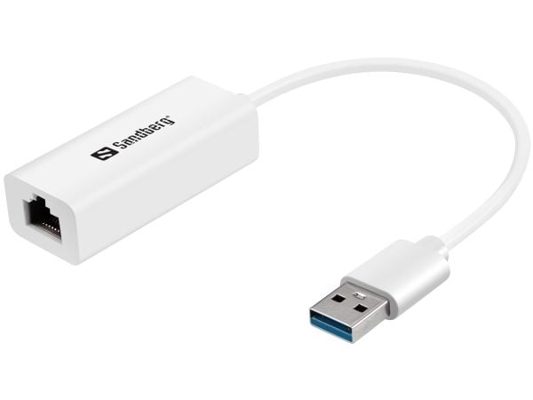 Sandberg USB 3.0 Gigabit Network Adapter - Nettverksadapter - USB 3.0 - Gigabit Ethernet