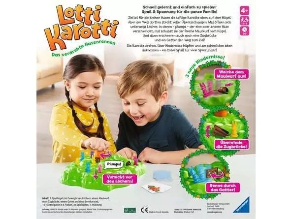 Ravensburger 22343, Brettspill, Familie, 4 år, 15 min, Familiespill