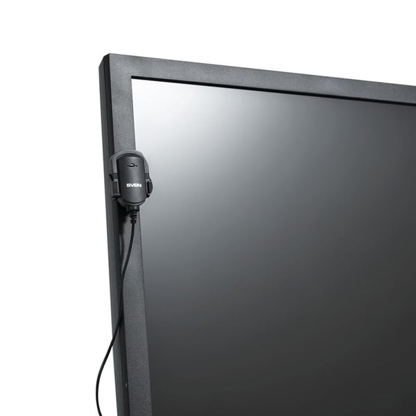 SVEN MK-150, Mikrofon med klemme, -58 dB, 50 - 16000 Hz, Koblet med ledninger (ikke trådløs), 3.5 mm (1/8"), Sort
