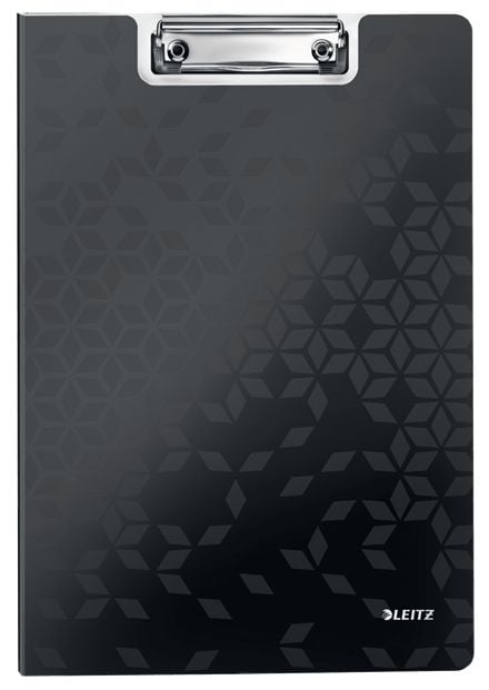 Leitz WOW - Notatbrettmappe - for A4 (210 x 297 mm) - kapasitet: 75 ark - svart