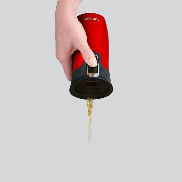 Contigo West Loop Mini lämpömuki 300ml - punainen metallinen