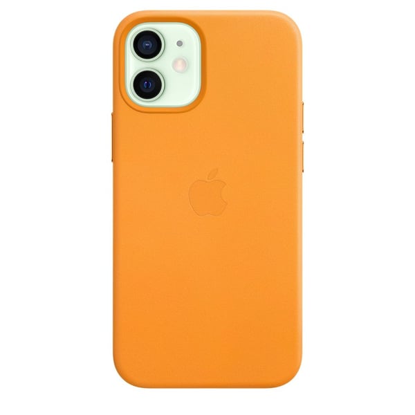 Apple - Skydd för mobiltelefon - med MagSafe - läder - vallmo från Kalifornien - för iPhone 12 mini