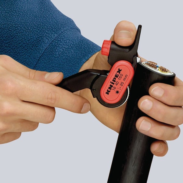 Knipex 16 40 150 Ulkoinen leikkuri Sopii pyöreille kaapeleille 25 mm (min)