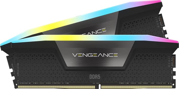 CORSAIR Vengeance RGB DDR5 RAM 16 GB 5200 MHz CMH16GX5M2B5200C40, 2 x 8 GB