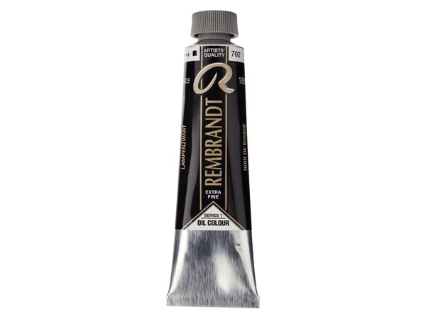 Rembrandt oljemaling tube Lamp Black 702