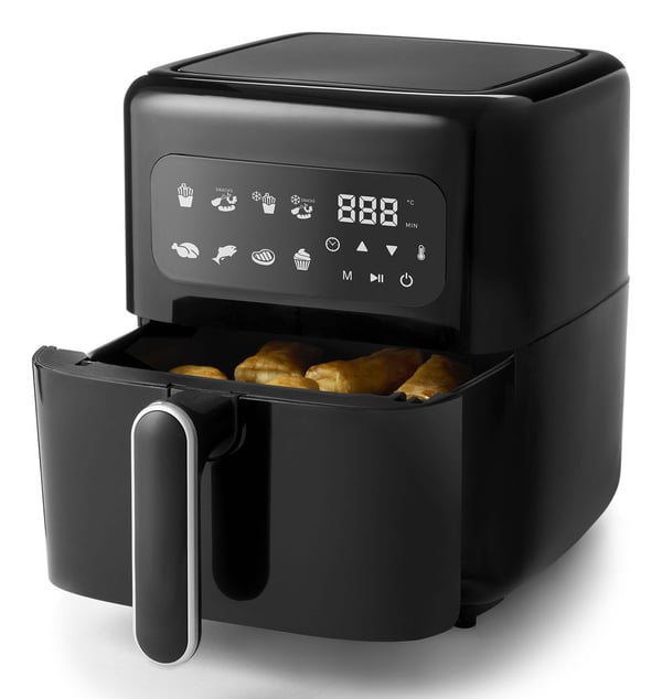Fritel SnackTastic 4303, Varmluftsfritös, 2,8 l, 0,8 kg, 80 ° C, 200 ° C, 2 personer