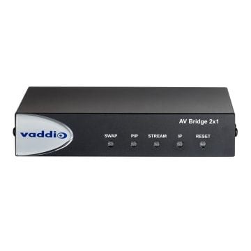 Vaddio AV Bridge 2x1 - Videoströmning/ljudkodning/omkopplare