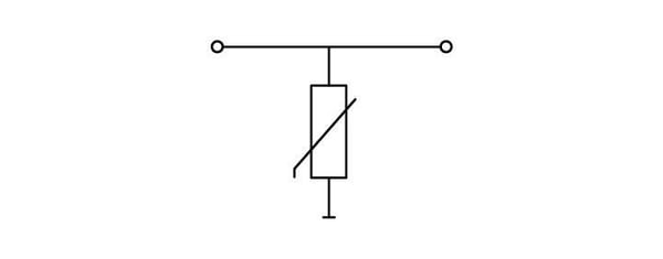 Wago skinnekobling med varistor 24V DC grå (870-523/281-582)