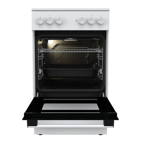 Gorenje GEC5A21WG elektrisk komfyr 74 L A 50 cm, hvit
