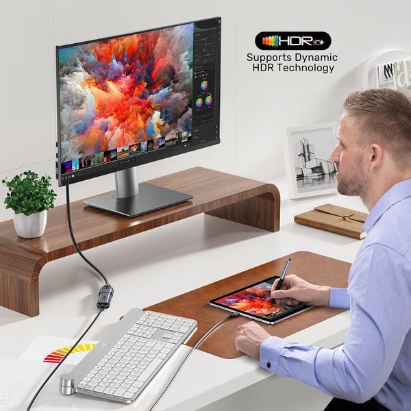 Unitek skjøtekabel HDMI (M) - HDMI (F) 2.1, 8K 2m