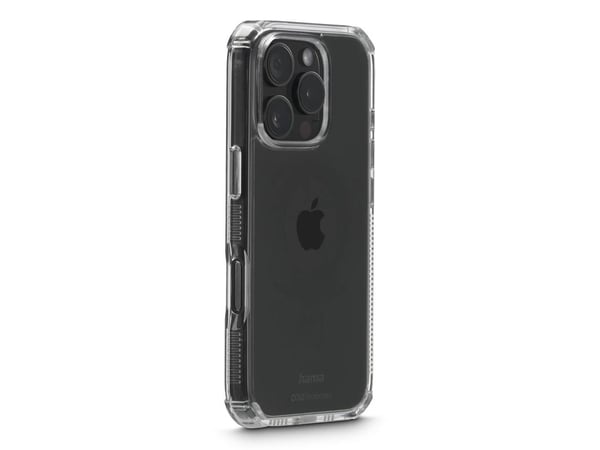 Hama Extreme Protect mobiltelefondeksel til Apple iPhone 16 Pro, gjennomsiktig (00123764)