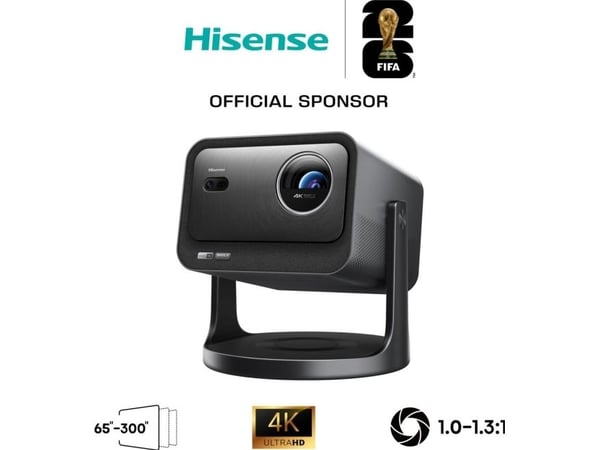 Hisense C3 DLP-laserprojektor UHD 4K 2500 ANSI lumen, sølv