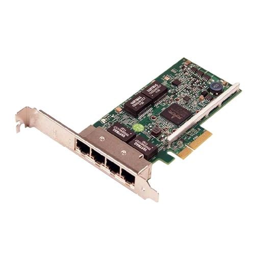 Broadcom 5719 - Nettverksadapter - PCIe lav profil - Gigabit Ethernet x 4 - for PowerEdge R320, R420, R820, VRTX, VRTX M520, VRTX M620; PowerVault ...