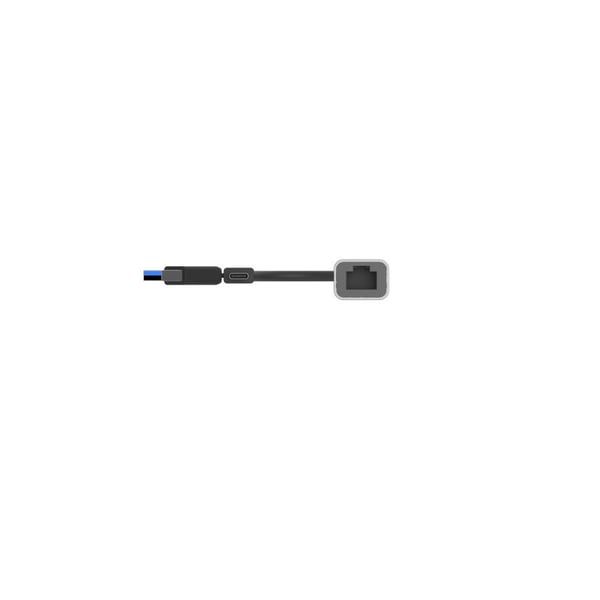 Unitek U1313C - Nätverksadapter - USB-C / USB-A - 10M/100M/1G/2.5 Gigabit Ethernet - rymdgrå