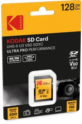 Kodak Ultra Pro SDXC-minnekort 128 GB UHS-II U3 V60