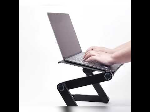 Sonoss SG Laptopbord Easy Sort, hopfällbart