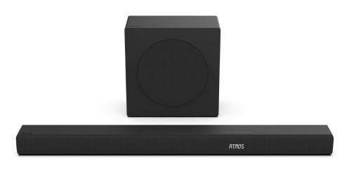 Hisense AX3100Q lydplanke 3.1 kanaler 500 W trådløs subwoofer, svart