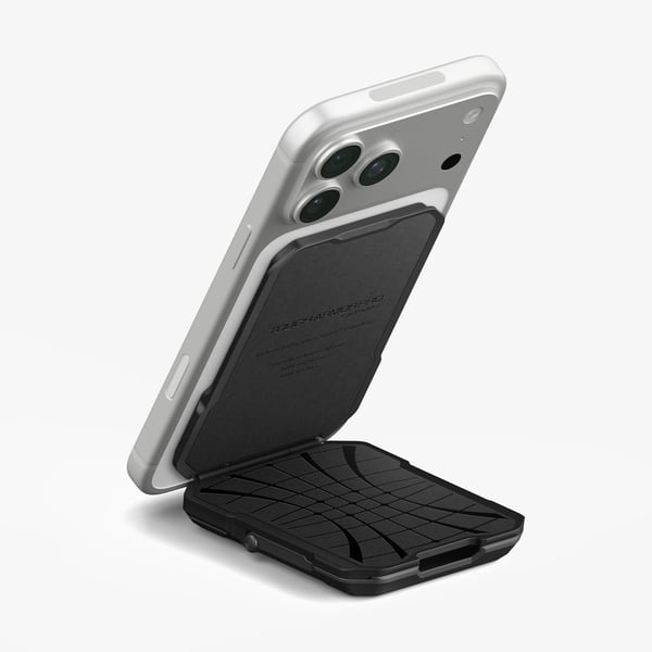 Spigen Tough Armor Pro (Mag Fit), Korthållare, Svart, Termoplastisk polyuretan (TPU), Apple, 1 styck