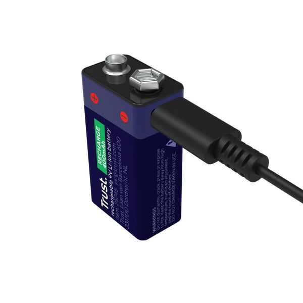 Trust - Batteri - USB-C 9V - Li-Ion - 400 mAh - 4.44 Wh - blå