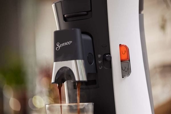 Philips Senseo CSA230/01, Kapselikeitin, 0,9 L, Kahvinappi, 1450 W, Musta, Valkoinen