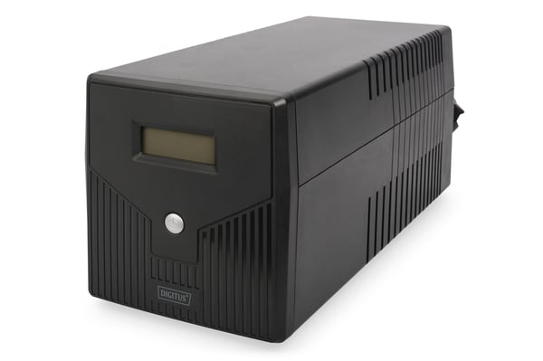 DIGITUS Professional DN-170074 - UPS - AC 230 V - 600 Watt - 1000 VA - 7 At - USB, RS-232 - utgangskontakter: 4