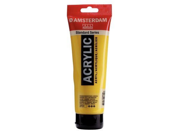 Amsterdam Standard Series akryltybrör Transparent Yellow Medium 272
