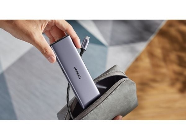 Ugreen - Dokkingstasjon - USB-C - HDMI, VGA - 1GbE