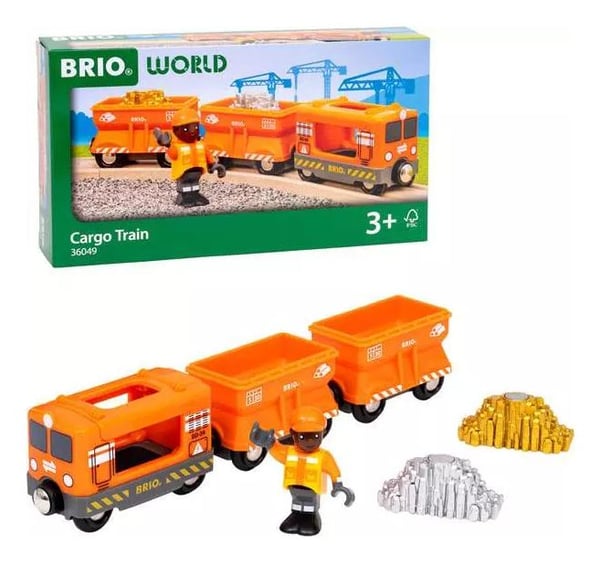 BRIO Cargo Train, Tåg, 3 År, Multifärg