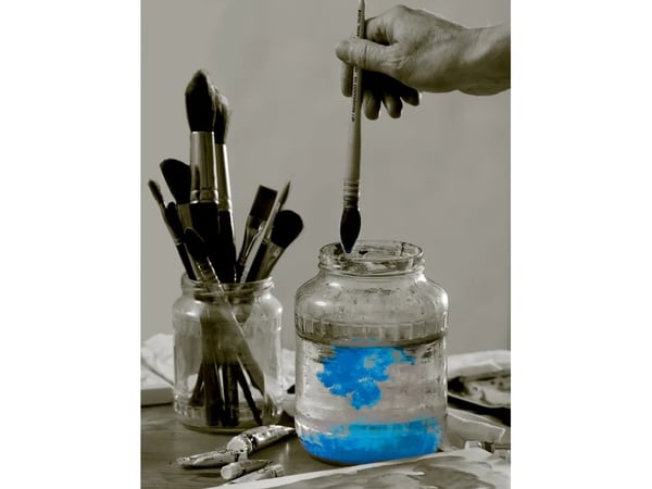 Rembrandt Watercolour Pan Permanent Lemon Yellow 254