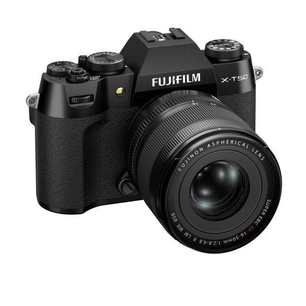 Fujifilm X -T50 + XF16-50mmF2.8-4.8 R LM WR, 40,2 MP, 7728 x 5152 piksler, X-Trans CMOS 5 HR, 6.2K, Berøringsskjerm, Svart