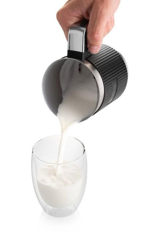 Eta Cremeo, Automatisk melkeskummer/varmer, Svart, Rustfritt stål, 0,35 l, Rustfritt stål, Berøringskontroll