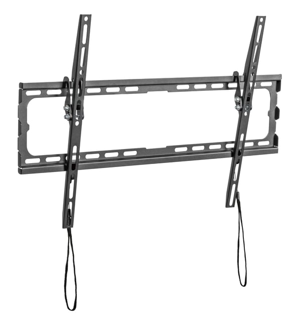 DELTACO - Monteringssats (väggfäste) - för platt panel - tilt, up to 45 kg - svart - skärmstorlek: 37"-80"