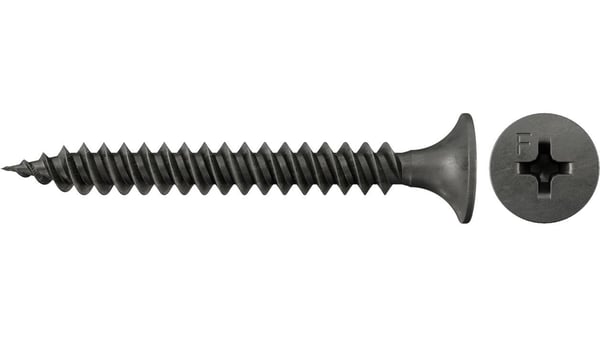 Fischer 665089, Skru, Metall, Gipsplate, Metall, Gipsplater, PH (Phillips), PH2, Svart