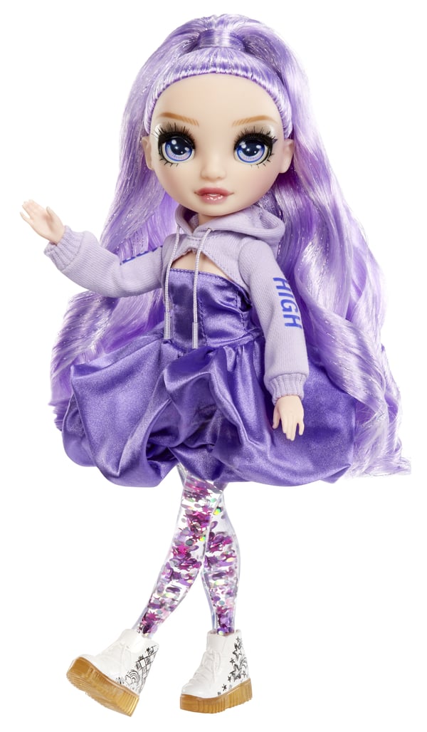 Rainbow High Sparkle & Shine Fashion Dolls- Viola (Purple), Modedocka, Flicka, 4 År, Pojke/flicka, 280 mm, Multifärg