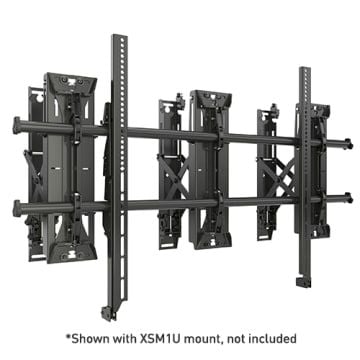 Chief Fusion Extra-Large Pull Out - Monteringskomponent (utdragbar väggmontering) - för LCD-display - svart - skärmstorlek: 55"-100" - för Chief XS...