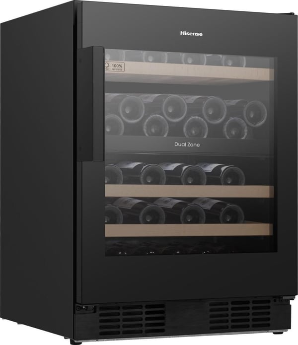 Hisense 46 pullon korkeus 82 cm musta - Viinikaappi