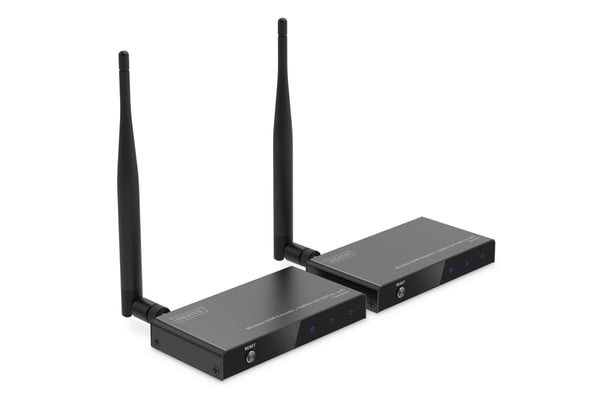 DIGITUS DS-55346 langaton HDMI-jatko- ja jakajasarja 1x4, 100 m, Full HD