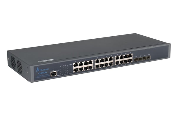 Extralink EX.19720, Håndtert, L3, Gigabit Ethernet (10/100/1000), Rack-montering, 1U