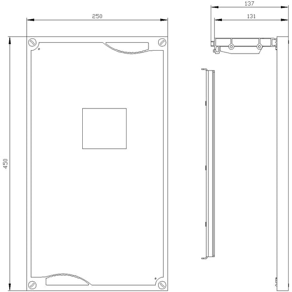 Siemens 8GK4734-3KK12, 450 mm, 250 mm, 450 mm, 24 mm, 2,01 kg
