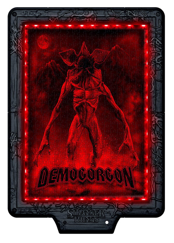 Clementoni Puslespil Stranger Things - Demogorgon - Metamorphic art collection 520 brikker